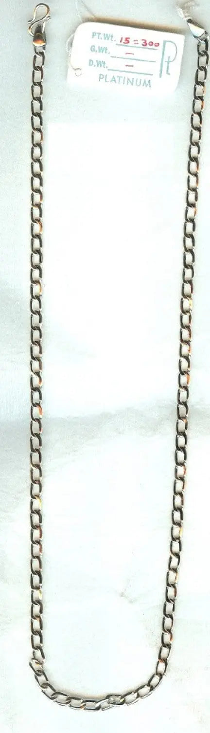 Platinum Chains in India - Lightweight Platinum Chain For Men JL PT 726