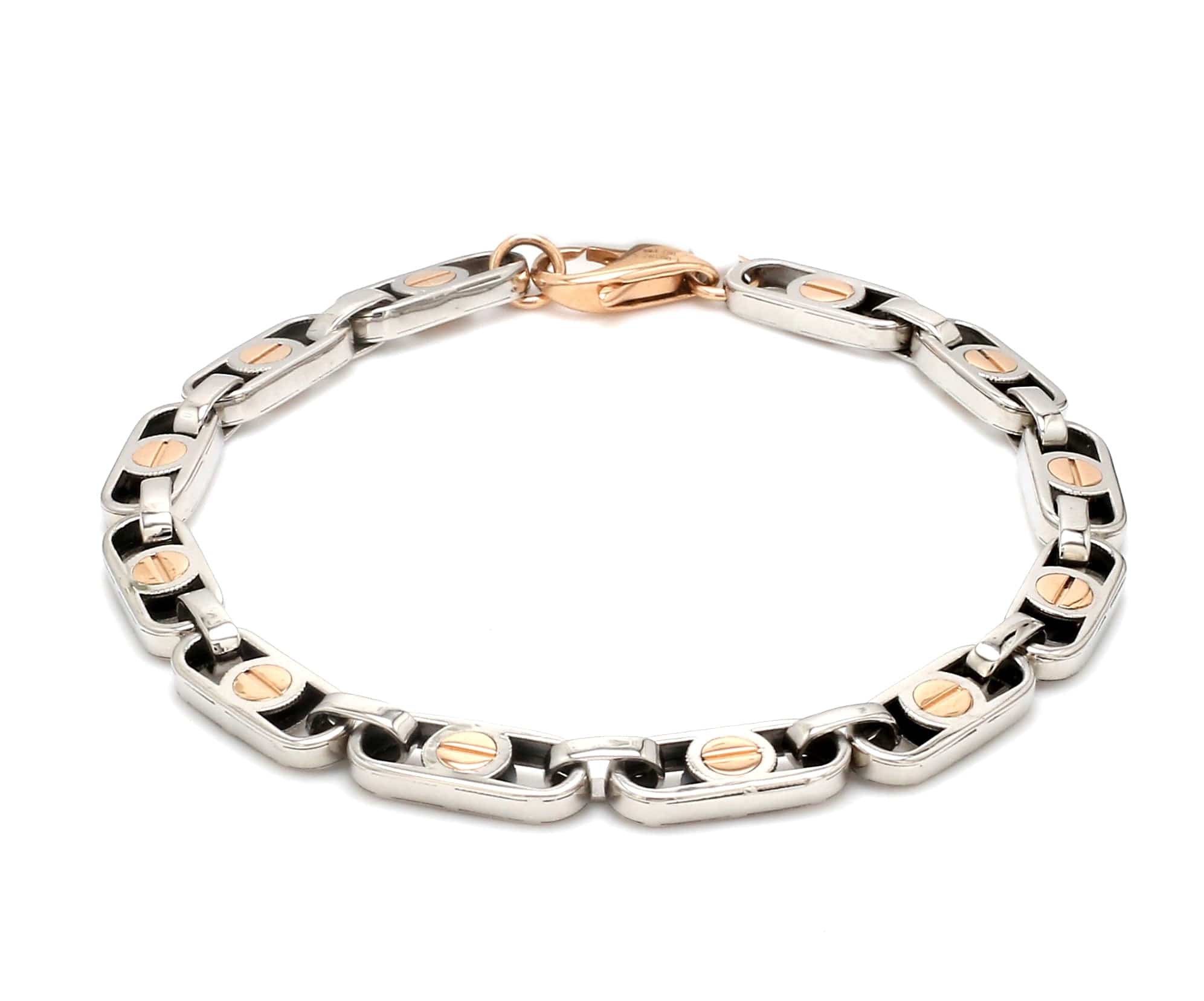 Louis Vuitton Chain ID Bracelet Gold Brass Metal