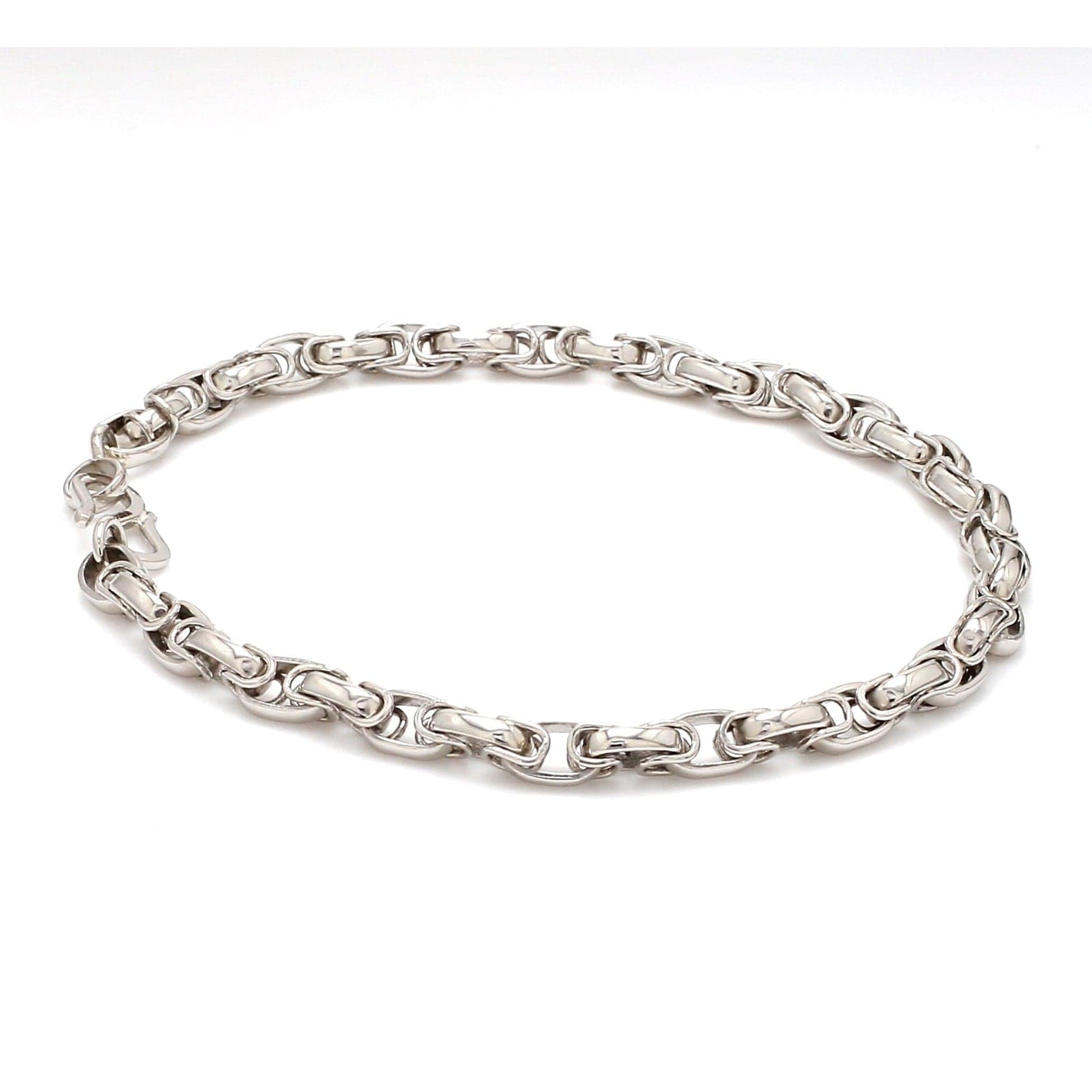 Jewelove™ Bangles & Bracelets Linked Platinum Bracelet for Men JL PTB 687