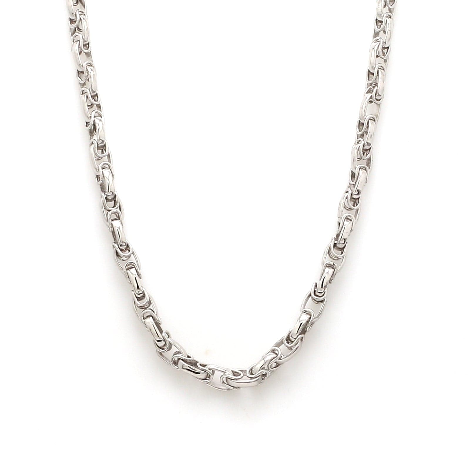 Jewelove™ Chains Linked Platinum Chain for Men JL PT CH 687