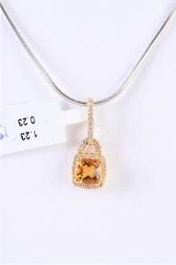 Lock Pendant by  Jewelove JL PO 15 - Suranas Jewelove
