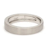 Jewelove™ Rings Matte Finish Platinum Love Bands with Parallel Lines JL PT 421