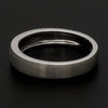 Jewelove™ Rings Matte Finish Platinum Love Bands with Parallel Lines JL PT 421