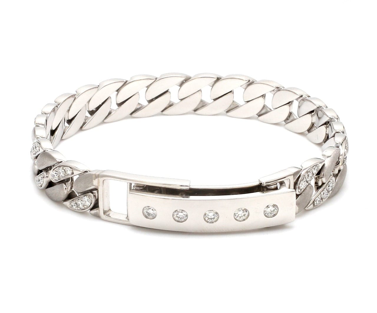 Rosanna  elegant Platinum Finish American Diamond Bracelet for Women   wwwsoosicoin
