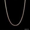 Jewelove™ Chains 22 inches Men of Platinum | 18K Rose Gold Pendant with Double Side Chain for Men JL PT CH MSD 102