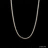 Jewelove™ Chains 22 inches Men of Platinum | 18K Rose Gold Pendant with Double Side Chain for Men JL PT CH MSD 102