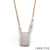 Jewelove™ Chains 22 inches Men of Platinum | 18K Rose Gold Pendant with Double Side Chain for Men JL PT CH MSD 102