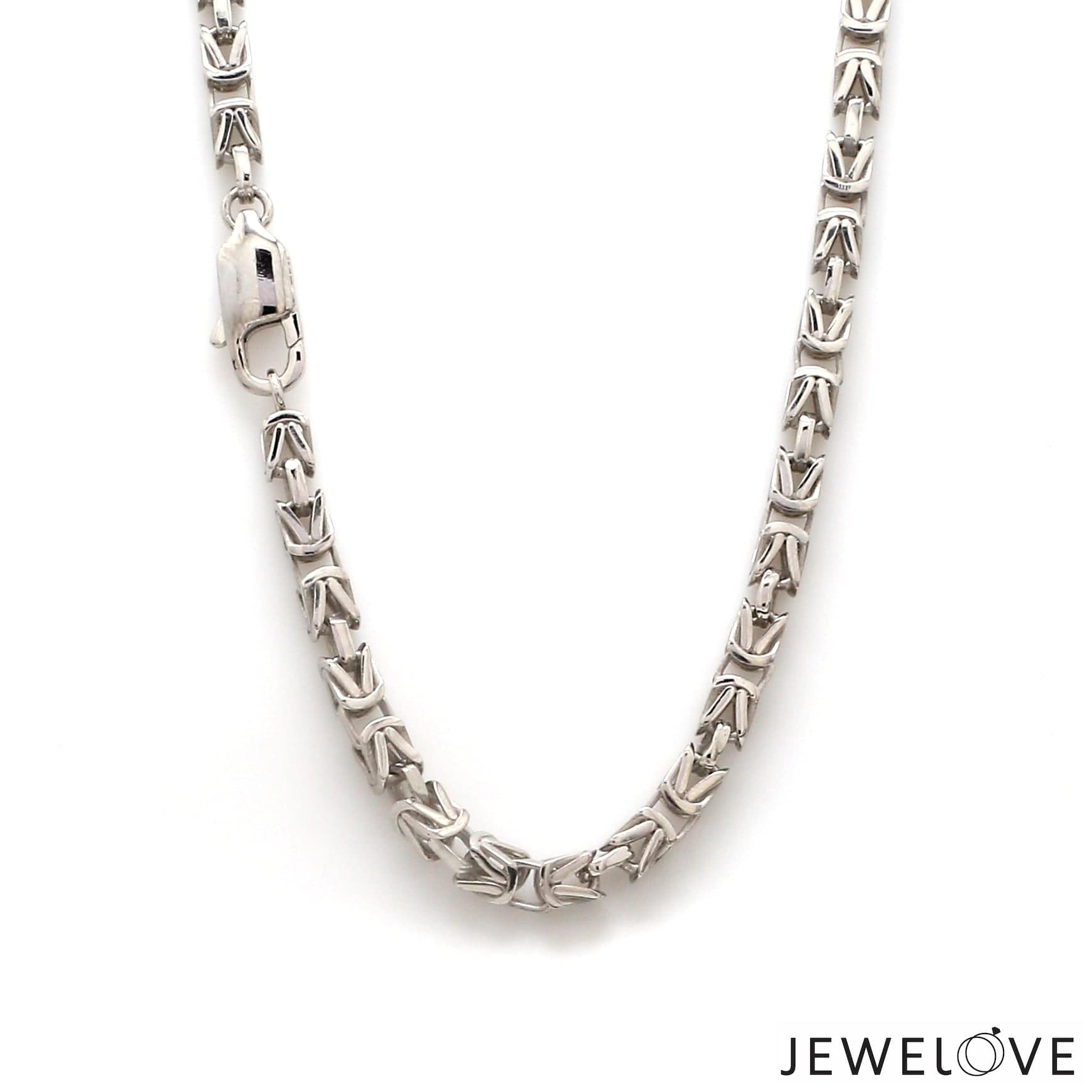 Jewelove™ Chains Men of Platinum | 4.25mm Designer Platinum Chain for Men JL PT CH 1330-A