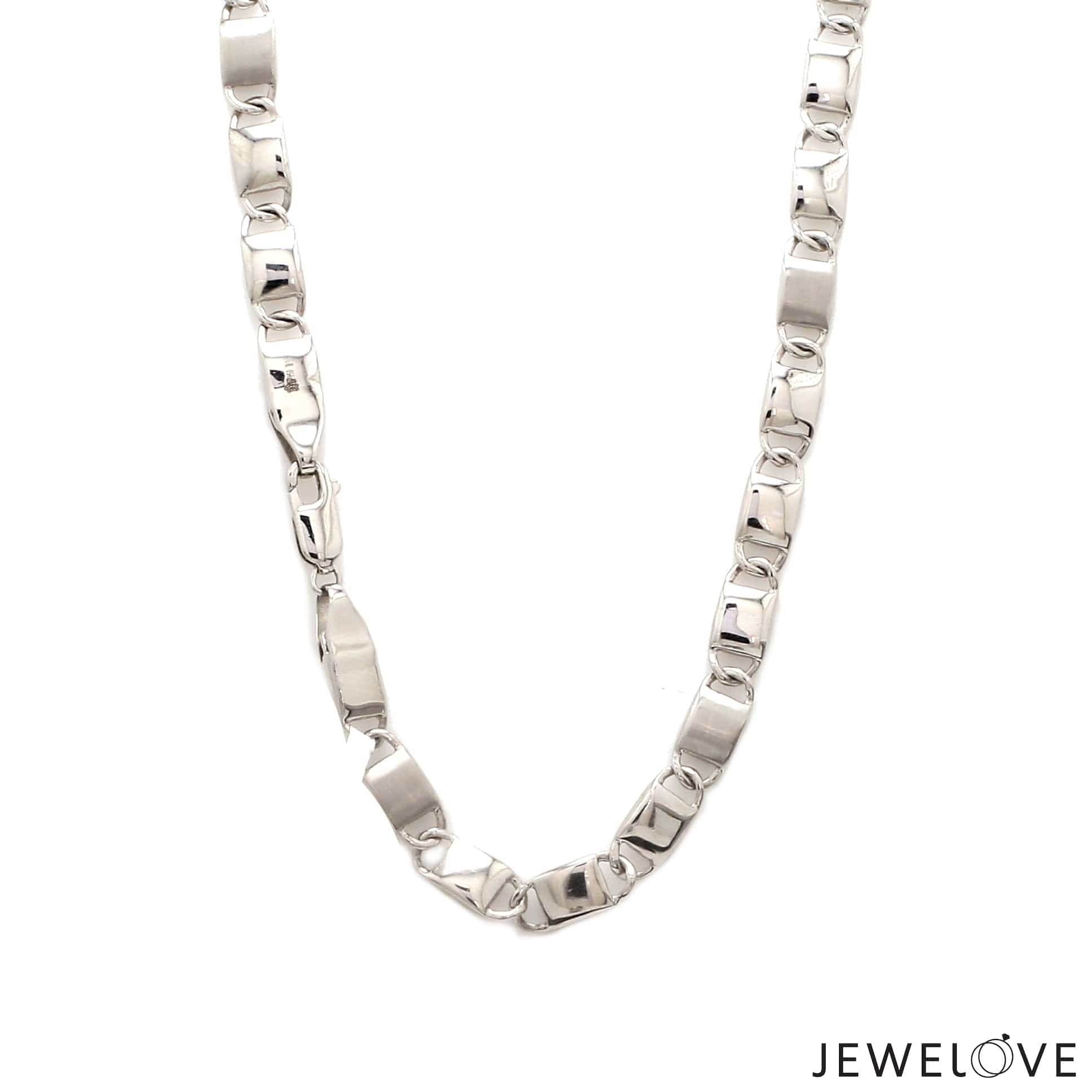 Jewelove™ Chains Men of Platinum | 5.75mm Platinum Hi-Polish & Matte Chain for Men JL PT CH 1280