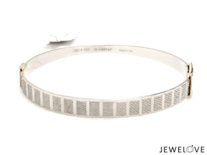 Jewelove™ Bangles & Bracelets Men of Platinum | 7.5mm Rose Gold Bracelet for Men JL PTB 1244