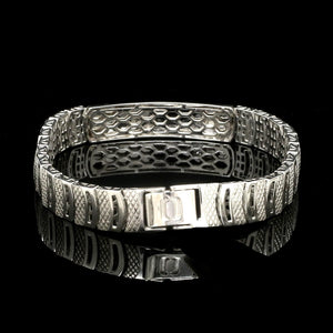 Jewelove™ Bangles & Bracelets Men of Platinum | Bracelet for Men with Rose Gold Jaguar JL PTB 1258