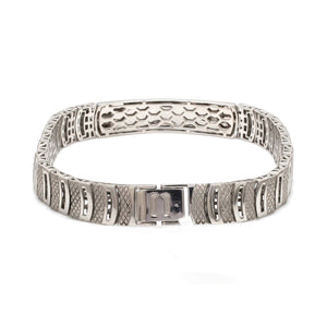 Jewelove™ Bangles & Bracelets Men of Platinum | Bracelet for Men with Rose Gold Jaguar JL PTB 1258