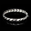 Jewelove™ Bangles & Bracelets Men of Platinum | Bracelet with Matte Finish & Hi-Polish for Men JL PTB 1212