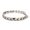 Jewelove™ Bangles & Bracelets Men of Platinum | Bracelet with Matte Finish & Hi-Polish for Men JL PTB 1212