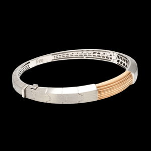 Jewelove™ Bangles & Bracelets Men of Platinum | Designer Platinum Gold Fusion Kada for Leaders JL PTB 648-A