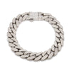 Jewelove™ Bangles & Bracelets Men of Platinum | Diamond Cut Bracelet with Diamond Lock for Men JL PTB 1231