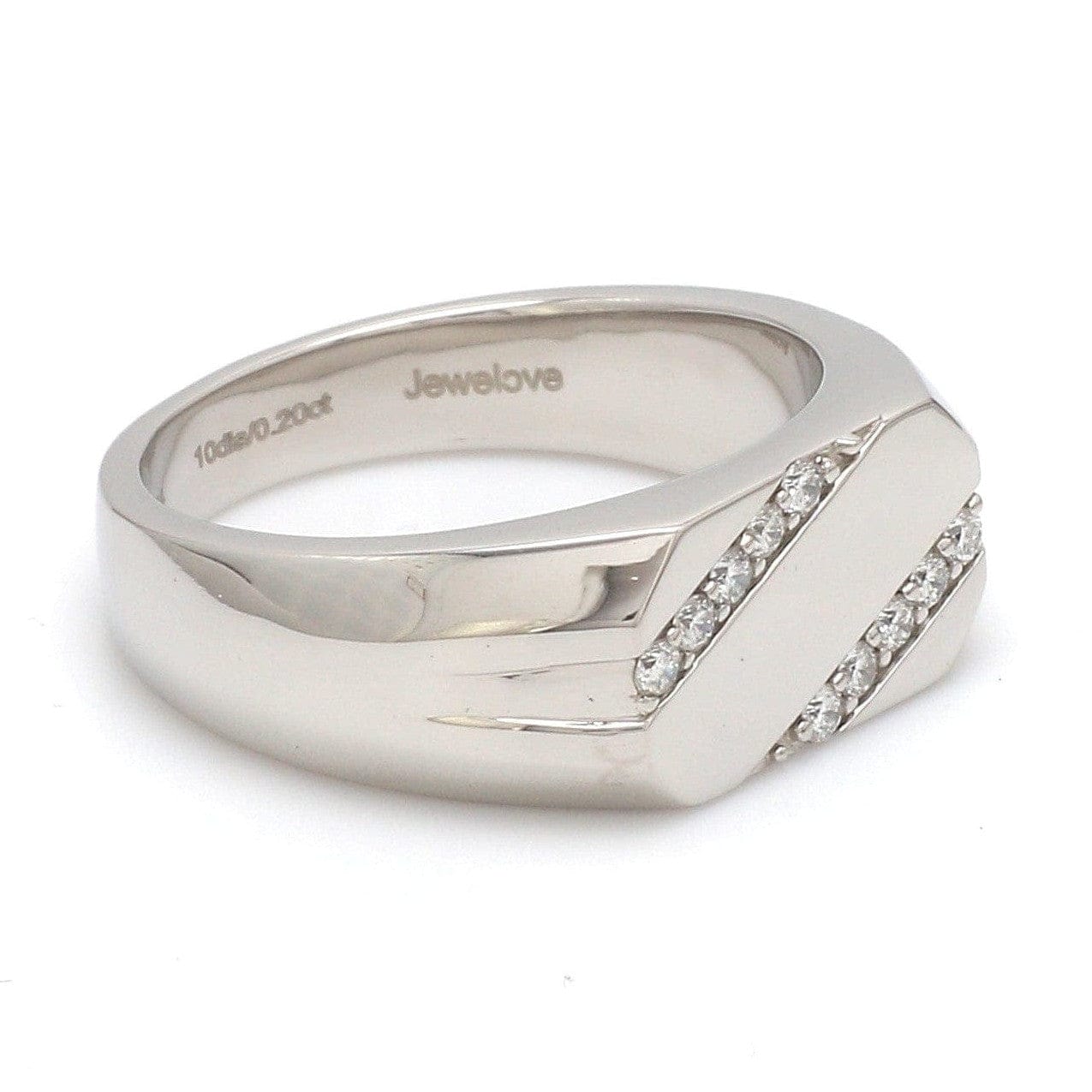 Jewelove™ Rings Men of Platinum | Diamonds Platinum Ring for Men JL PT 1084