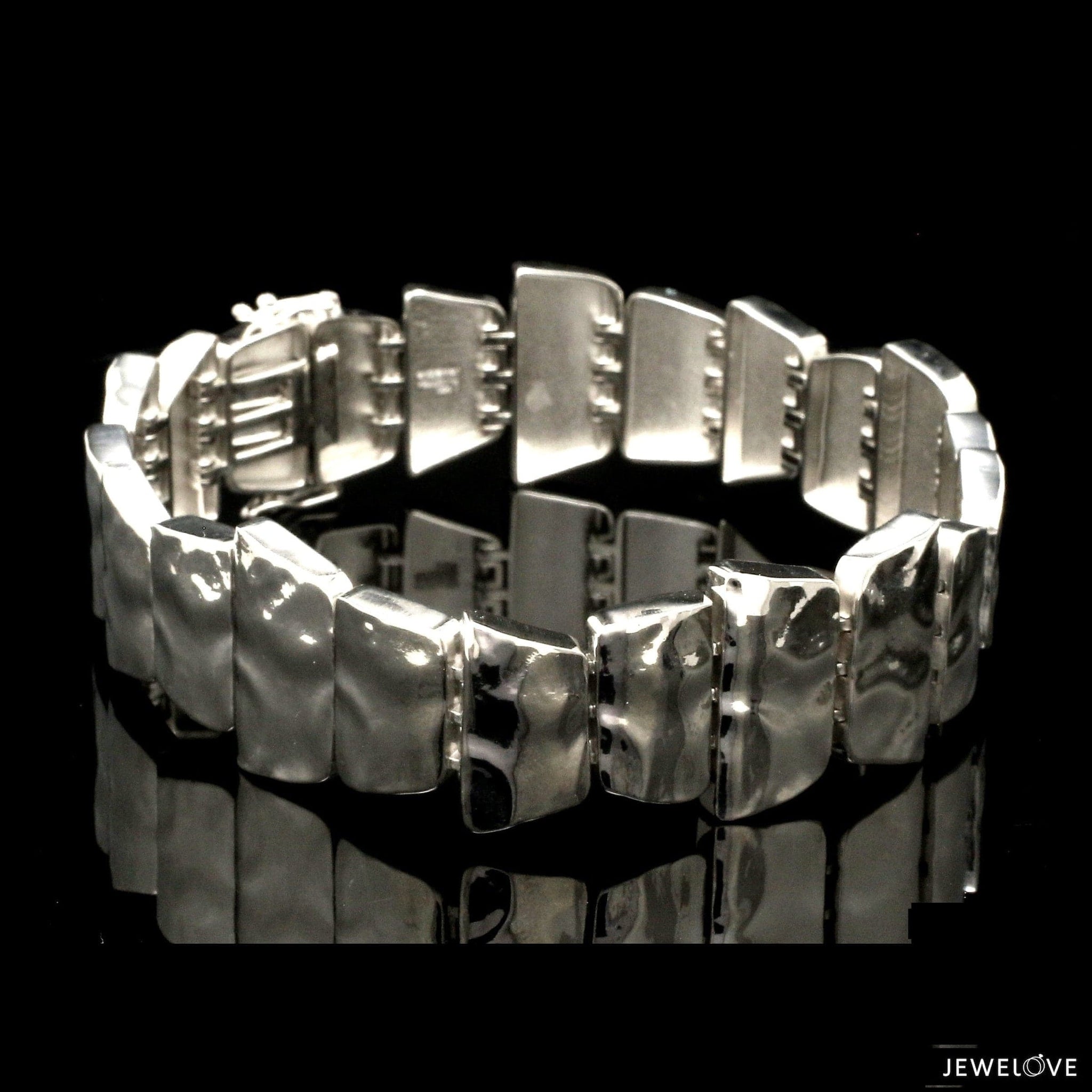 Jewelove™ Bangles & Bracelets Men of Platinum | Heavy Bracelet for Men JL PTB 1271