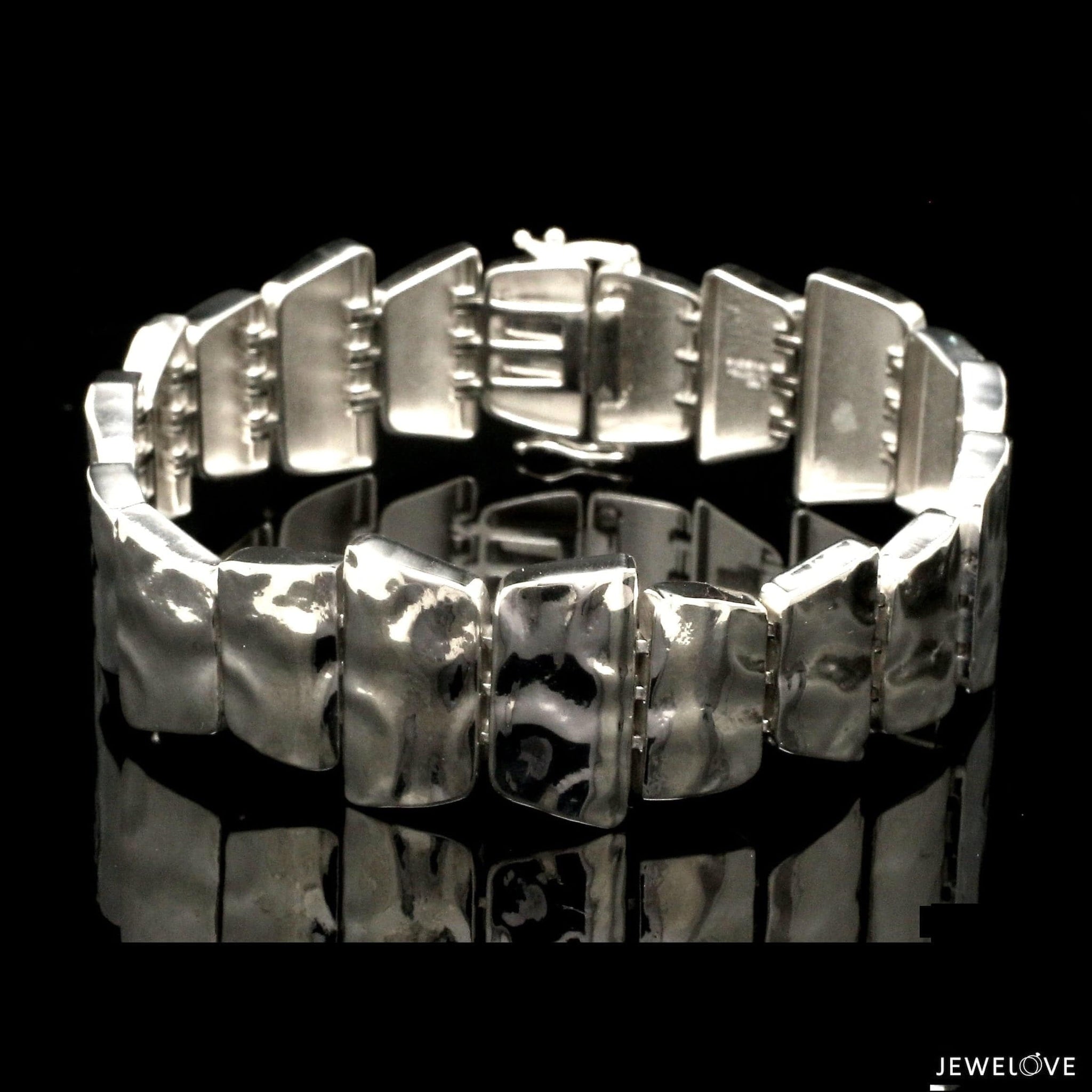 Jewelove™ Bangles & Bracelets Men of Platinum | Heavy Bracelet for Men JL PTB 1271