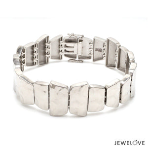 Jewelove™ Bangles & Bracelets Men of Platinum | Heavy Bracelet for Men JL PTB 1271