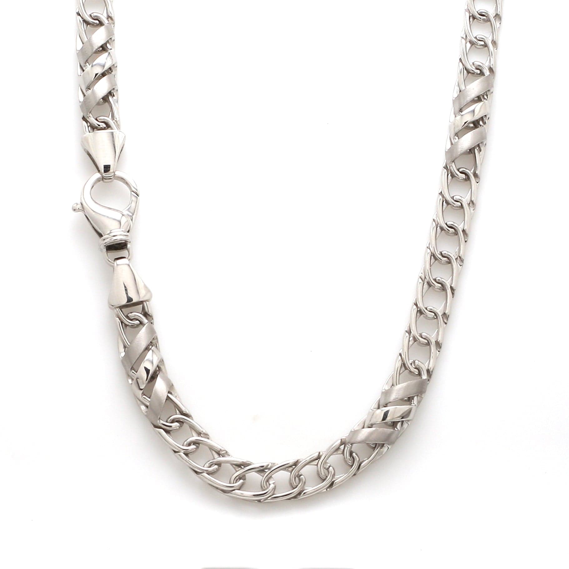 Jewelove™ Chains Men of Platinum | Heavy Designer Linked Chain JL PT CH 760