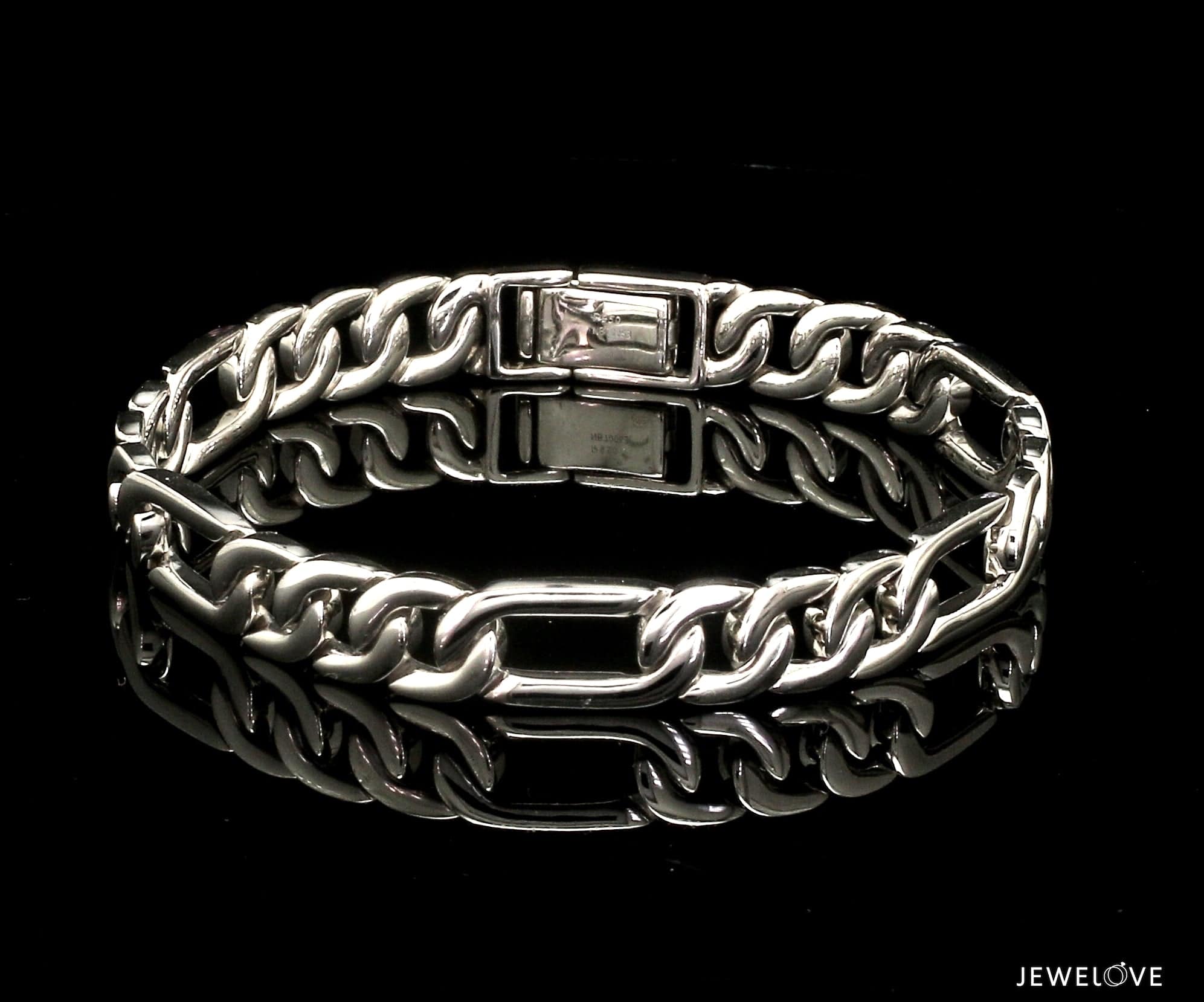 Buy Designer Sachin Bracelet in Platinum & Rose Gold for Men JL PTB 693  Online in India - Etsy