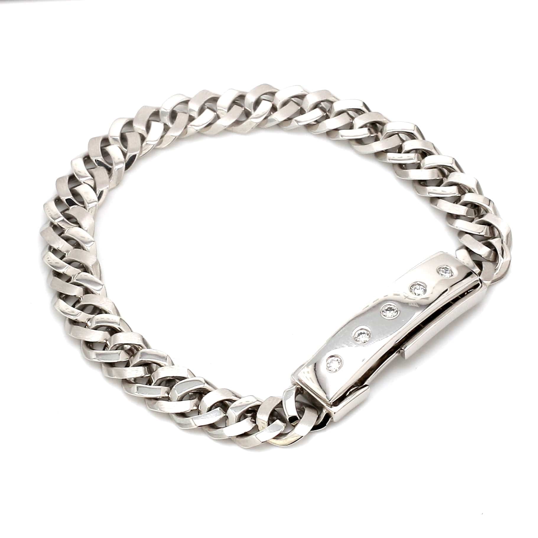 Stylish Fancy Silver Plated Stainless Steel Sachin Bracelet - Marketing /  Advertising at Rs 576, Mumbai | ID: 2849610344712