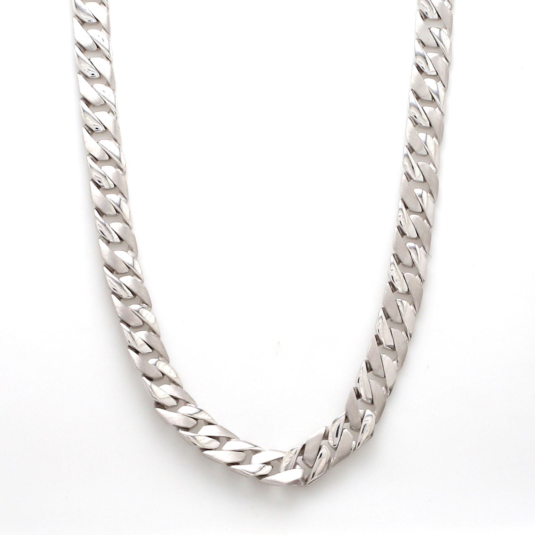 Front Side View of Men's Heavy Platinum Chain JL PT 737