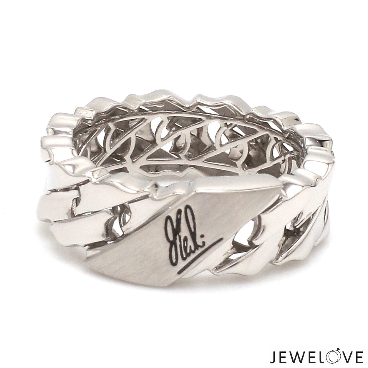 Jewelove™ Rings Men's band only Men of Platinum | Heavy Ring for Men JL PT MSD 101