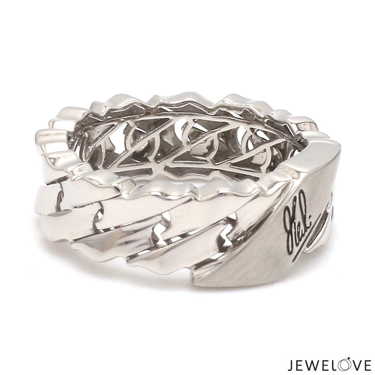 Jewelove™ Rings Men's band only Men of Platinum | Heavy Ring for Men JL PT MSD 101