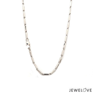 Jewelove™ Chains Men of Platinum | Linked Platinum Chain for Men JL PT CH 1276