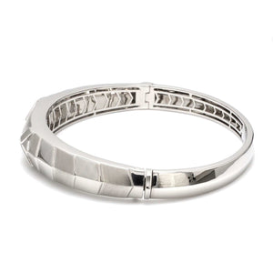 Jewelove™ Bangles & Bracelets Men of Platinum | Openable Samurai Platinum Kada JL PTB 653