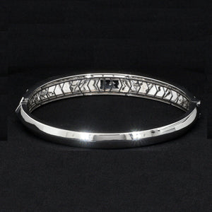 Jewelove™ Bangles & Bracelets Men of Platinum | Openable Samurai Platinum Kada JL PTB 653