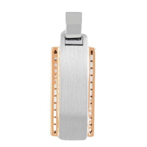 Jewelove™ Pendants Men of Platinum | Pendant for Men with Rose Gold JL PT P 283