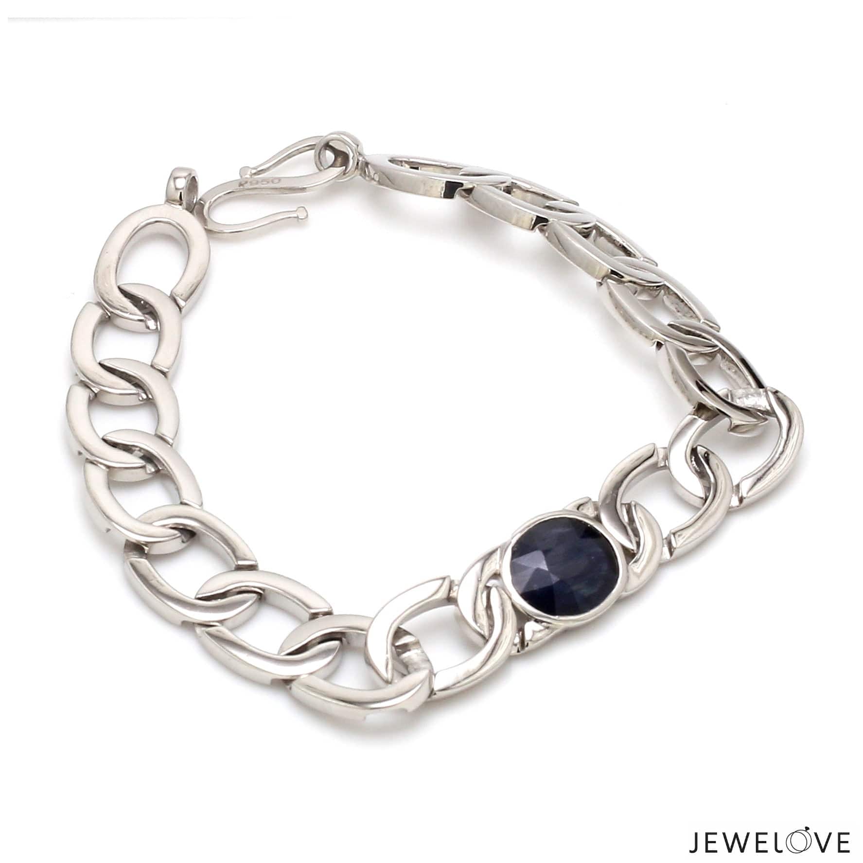 Jewelove™ Bangles & Bracelets Men of Platinum | Platinum Bracelet for Men JL PTB 1236