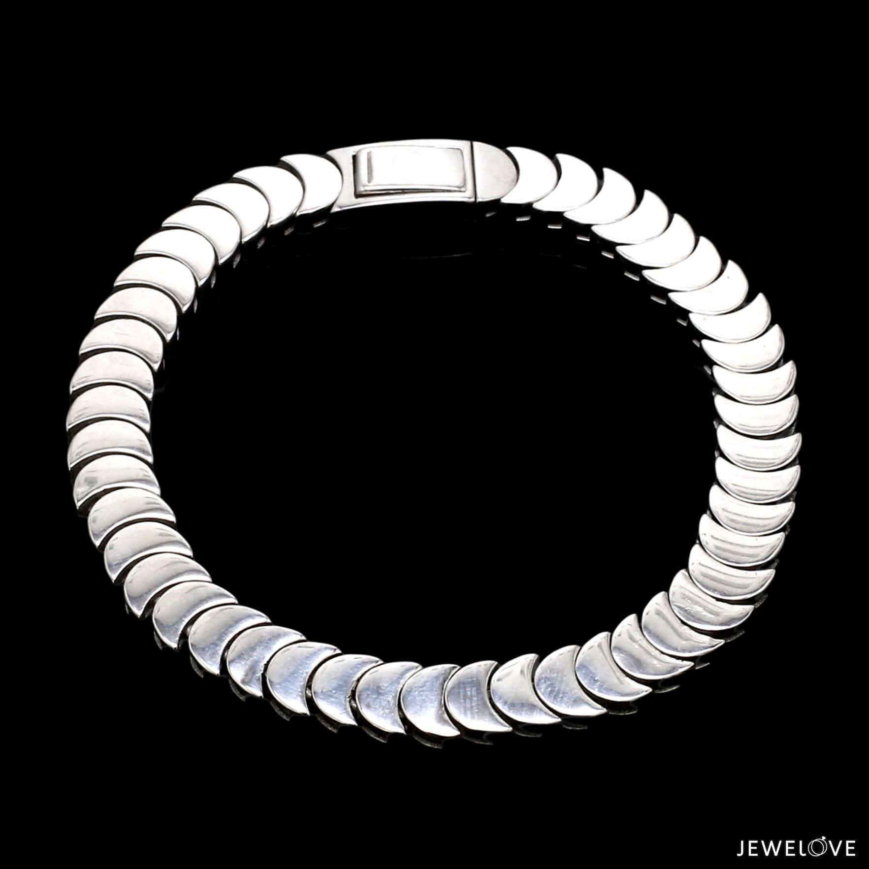 Jewelove™ Bangles & Bracelets Men of Platinum | Platinum Bracelet for Men JL PTB 1248