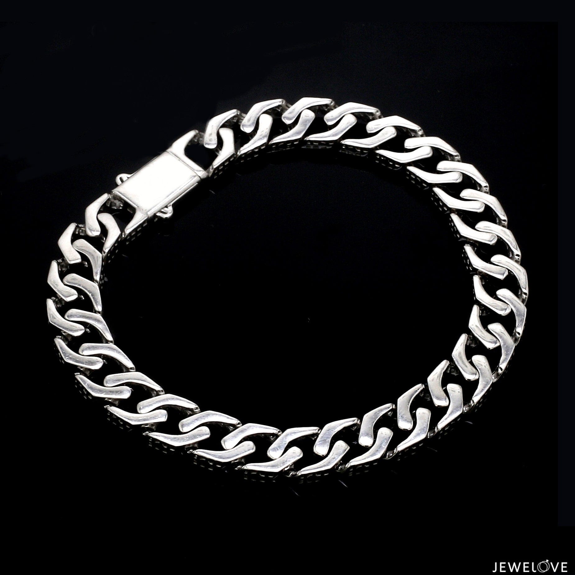 Jewelove™ Bangles & Bracelets Men of Platinum | Platinum Bracelet for Men JL PTB 1252