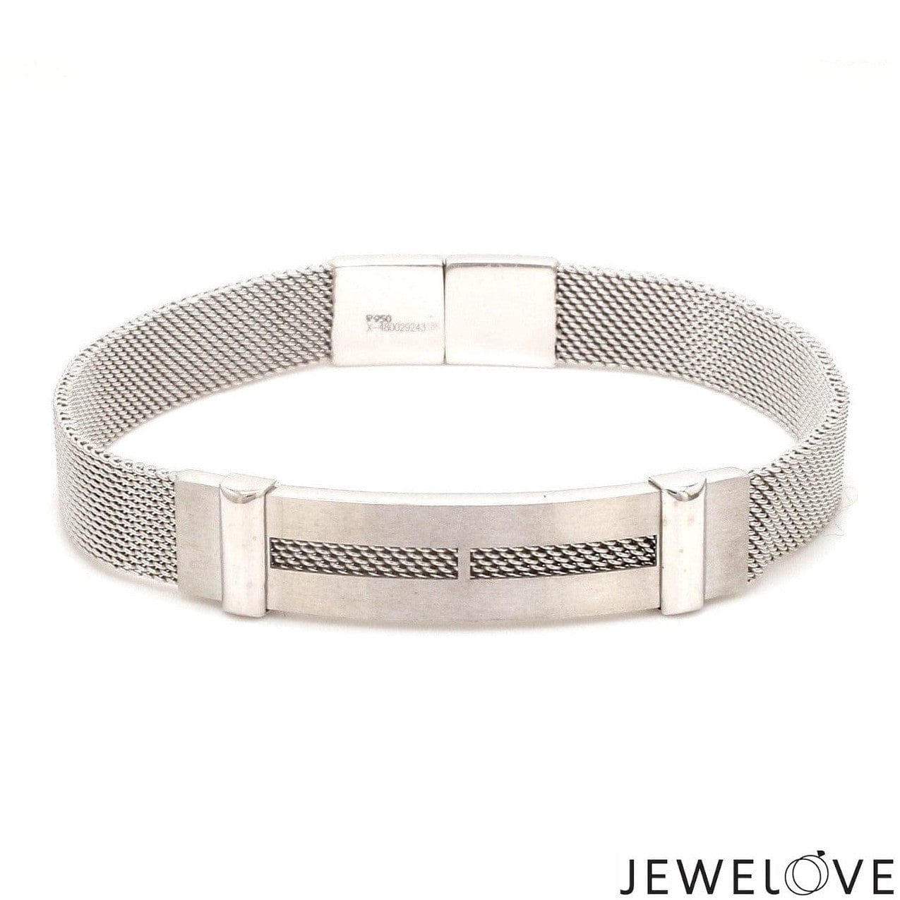 Jewelove™ Bangles & Bracelets Men of Platinum | Platinum Bracelet for Men JL PTB 813-A