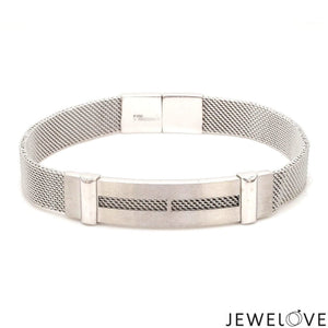 Jewelove™ Bangles & Bracelets Men of Platinum | Platinum Bracelet for Men JL PTB 813-A