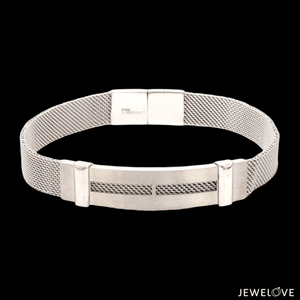 Jewelove™ Bangles & Bracelets Men of Platinum | Platinum Bracelet for Men JL PTB 813-A