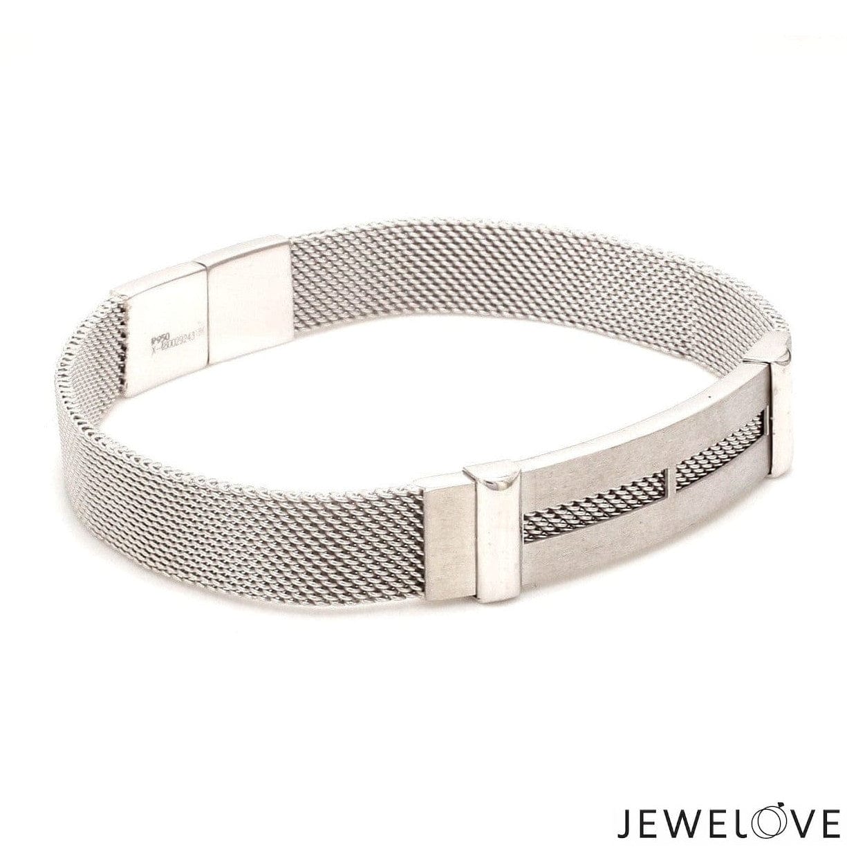 Jewelove™ Bangles & Bracelets Men of Platinum | Platinum Bracelet for Men JL PTB 813-A