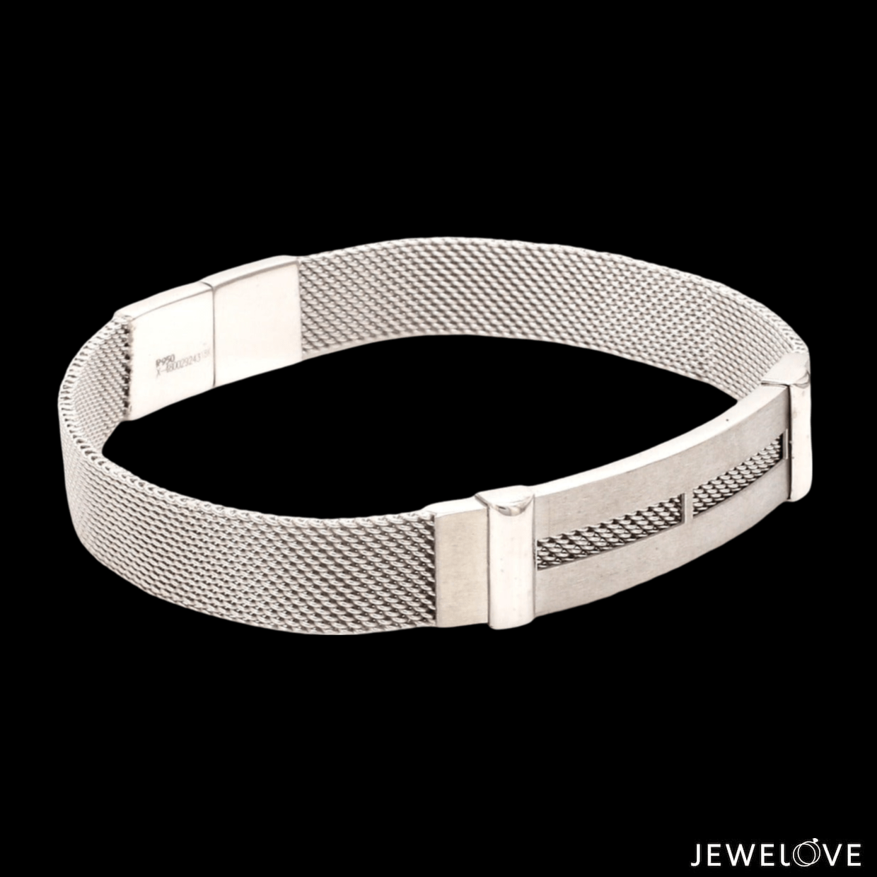 Jewelove™ Bangles & Bracelets Men of Platinum | Platinum Bracelet for Men JL PTB 813-A