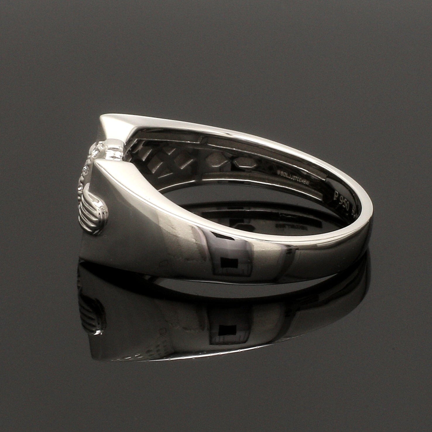 Jewelove™ Rings Men of Platinum | Platinum Diamond Ring for Men JL PT 1355