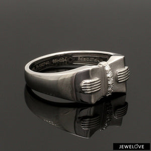 Jewelove™ Rings Men of Platinum | Platinum Diamond Ring for Men JL PT 1355