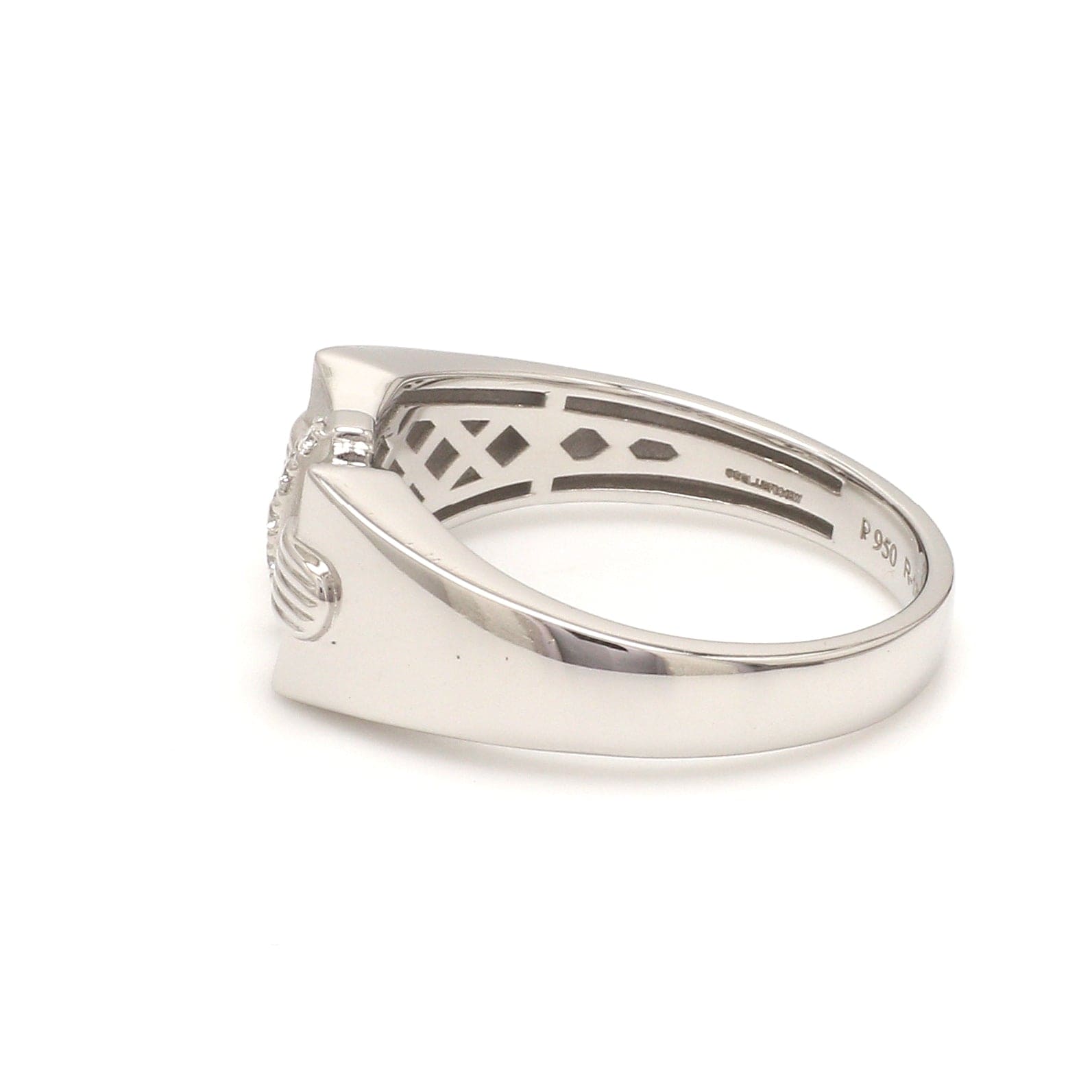 Jewelove™ Rings Men of Platinum | Platinum Diamond Ring for Men JL PT 1355