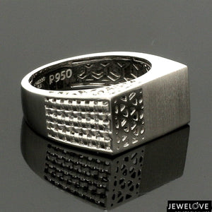 Jewelove™ Rings Men's Band only Men of Platinum | Platinum Ring for Men JL PT 1318