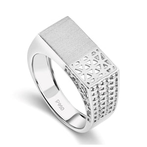 Jewelove™ Rings Men's Band only Men of Platinum | Platinum Ring for Men JL PT 1318