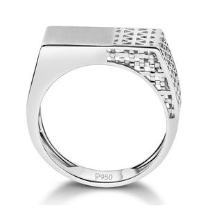 Jewelove™ Rings Men's Band only Men of Platinum | Platinum Ring for Men JL PT 1318