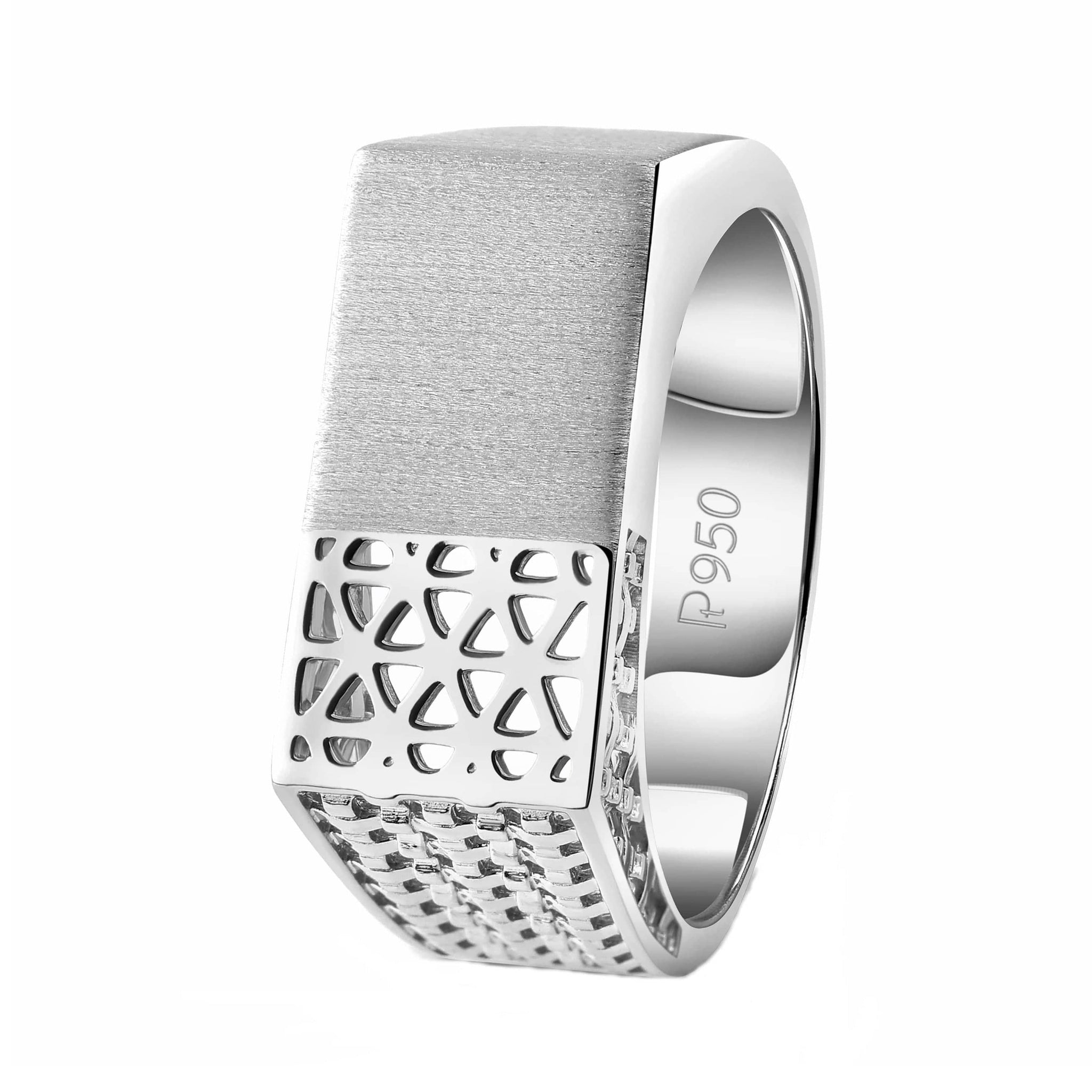 Jewelove™ Rings Men's Band only Men of Platinum | Platinum Ring for Men JL PT 1318