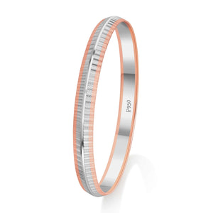 Jewelove™ Bangles & Bracelets Men of Platinum | Platinum & Rose Gold Bracelet for Men JL PTB 808